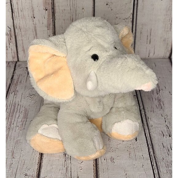9" Ganz Webkinz Gray Velvety Elephant HM167 Plush Stuffed Animal, No Code - Picture 1 of 4
